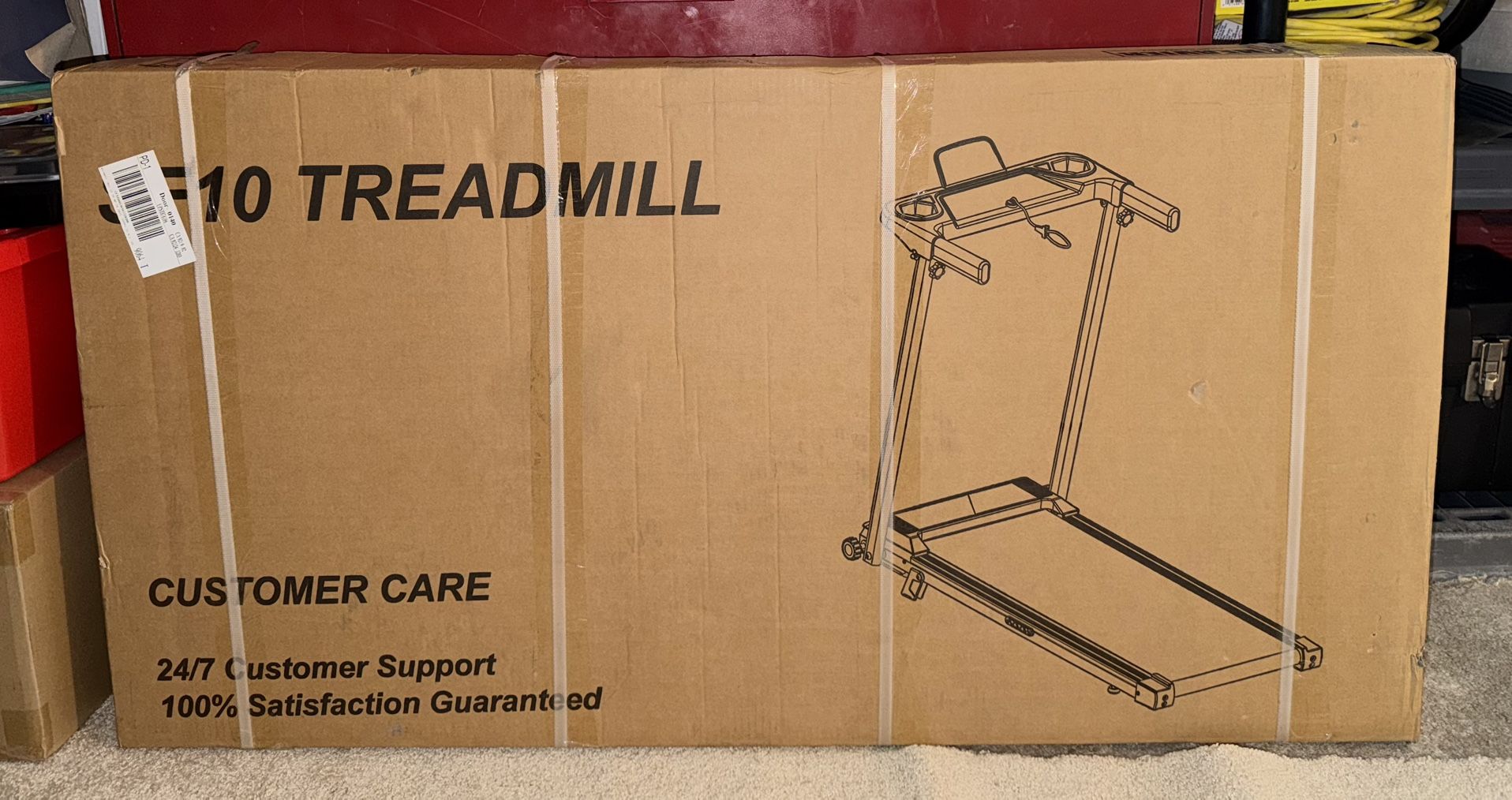 3-in-1 Folding Treadmill – 14% Incline – 3.0HP – Three Screens Display – BRAND NEW (Unopened)