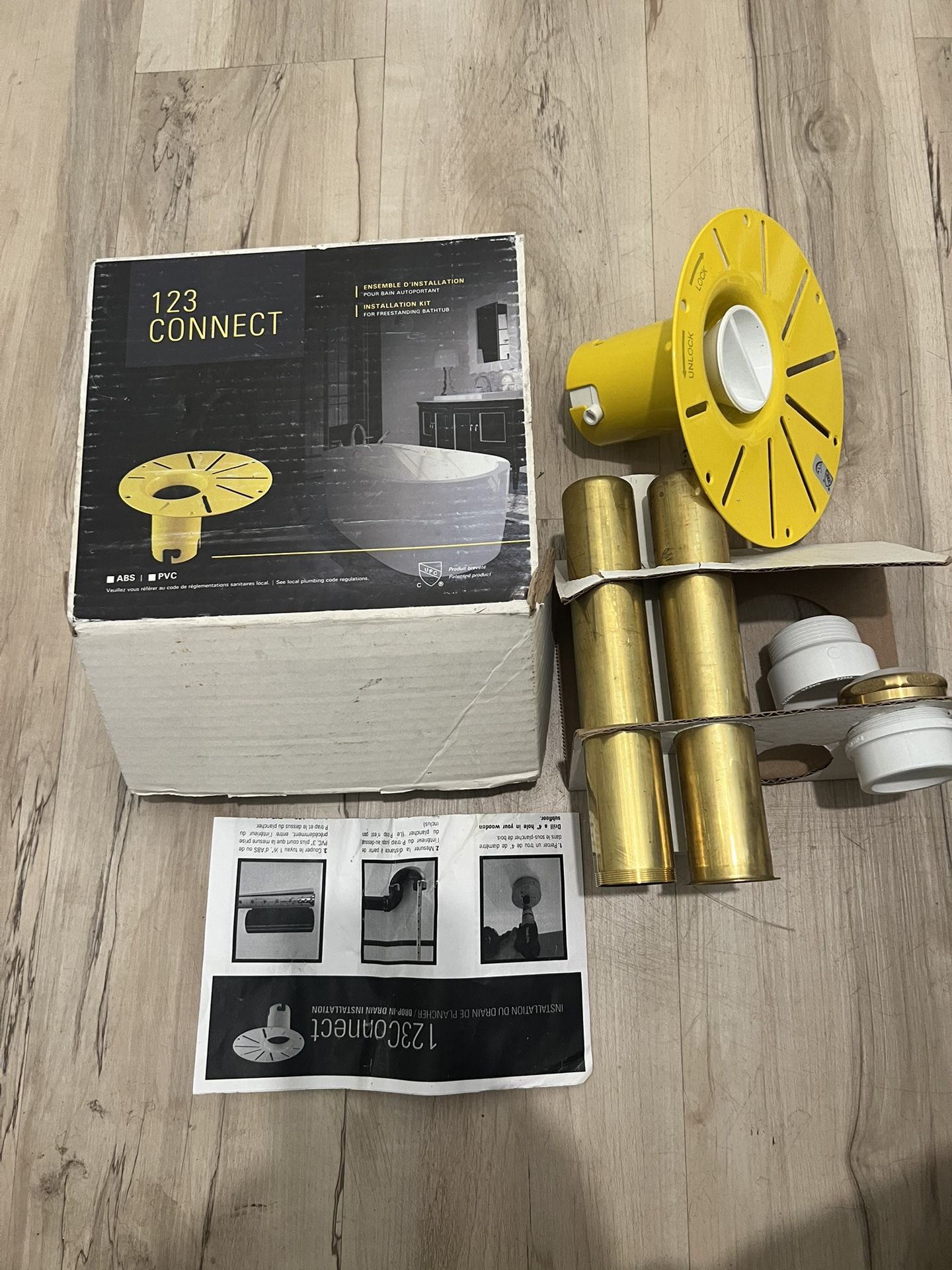 123 CONNECT DRAIN ASSEMBLY BRAND NEW $$45.00 OR BEST OFFER