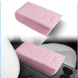 Tesla model Y and model 3 armrest pink