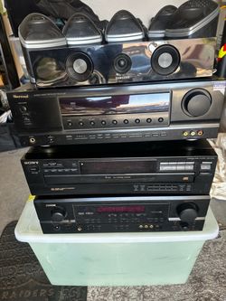 Stereo System Denon Sony Sherwood