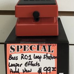 Boss RC-1 Loop Station Looper Effects Pedal New 