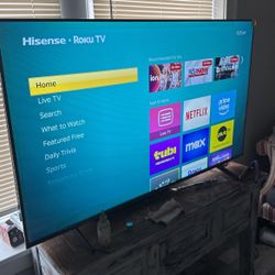 Hisense Roku Tv 58” Inch
