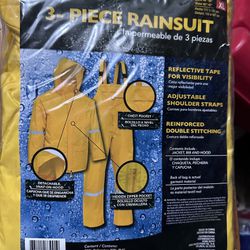 3 Piece rain suit 