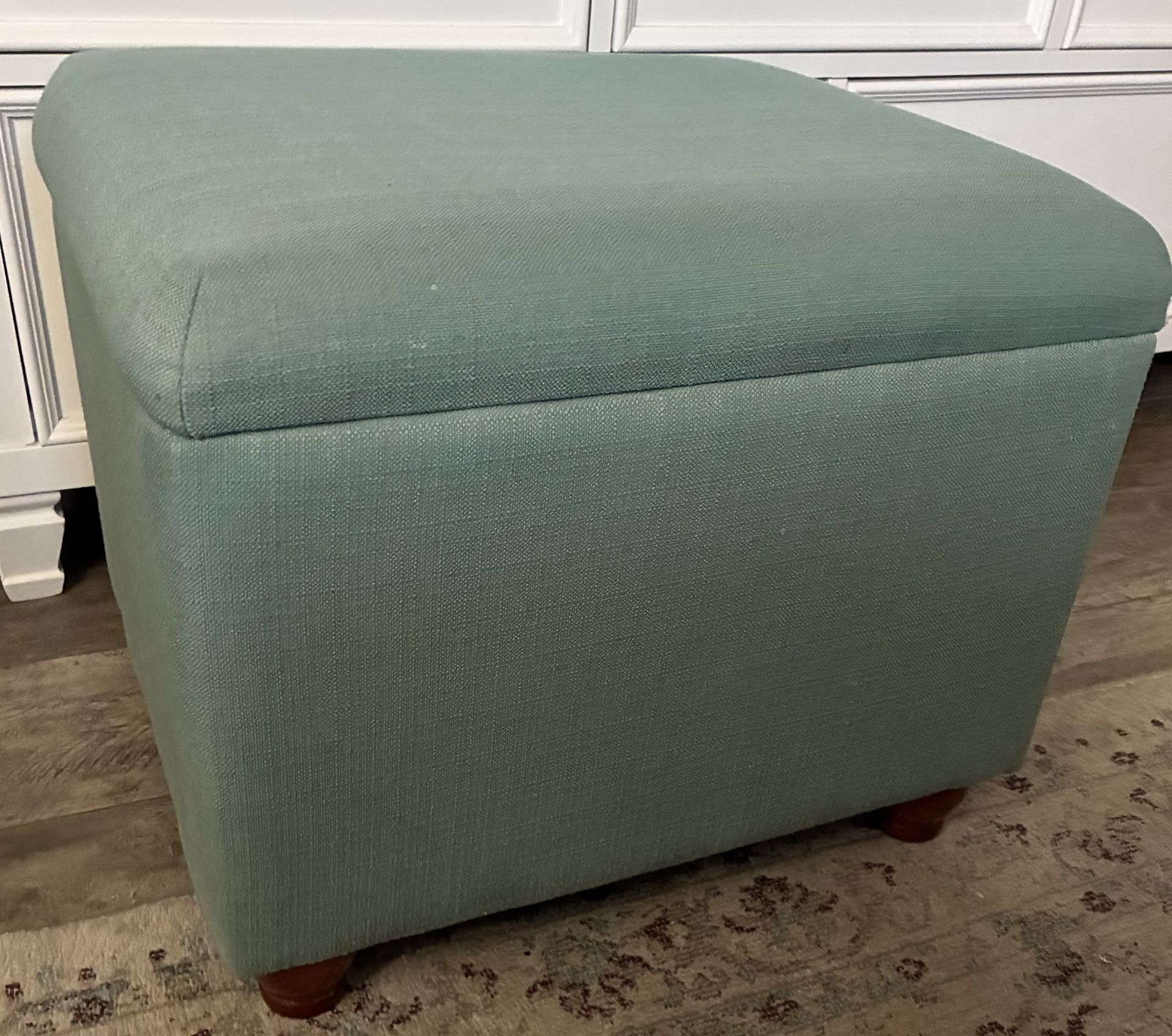 $25–Ottoman. Teal Color