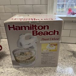 Hamilton Beach
Power Deluxe 6 Speed
Stand Mixer