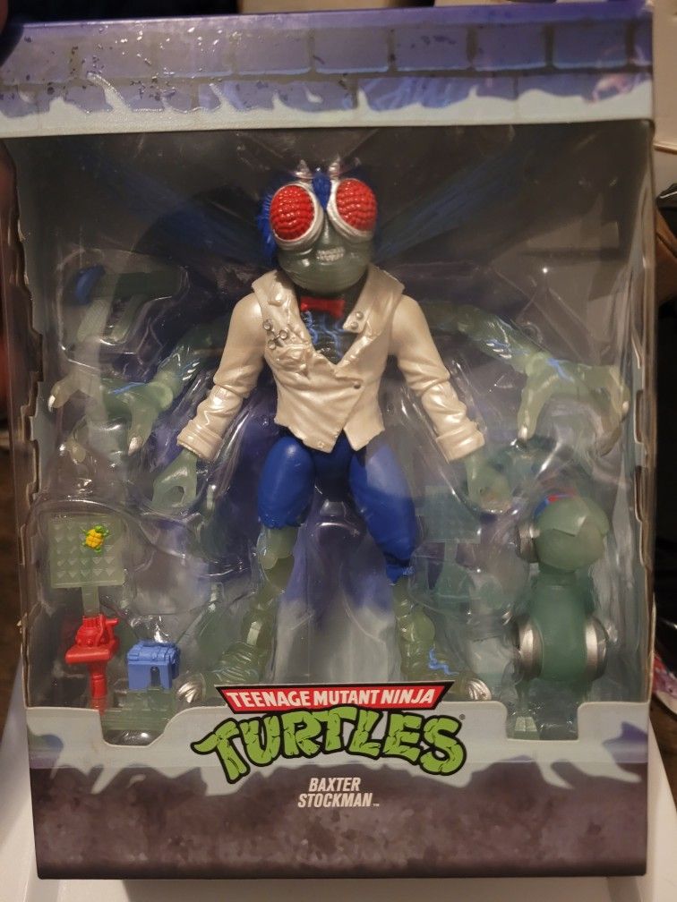 Super7 TMNT Ultimate Baxter Stockman Glow In The Dark (Open Box)