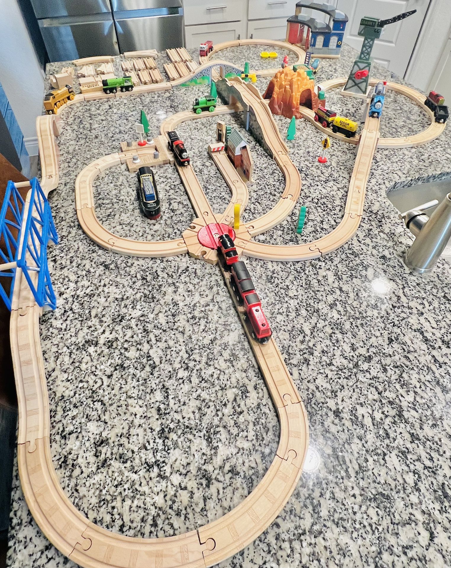 Wooden Thomas & Friends Train And Rail Lot and Other More