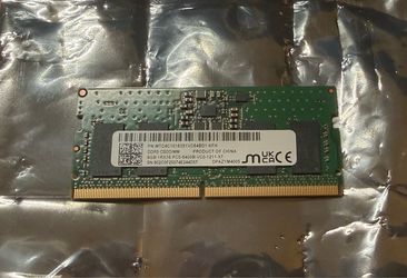 (Trade) Micron DDR5 SODIMM 8GB 6400 MHZ RAM Laptop