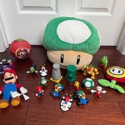 Super Mario Bros Nintendo Toy Plush Lot just $25 for all 