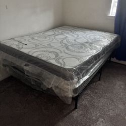 Queen Size Bed & Box 