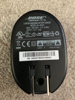 BOSE 49227 BATTERY CHARGER for QUIET COMFORT 3