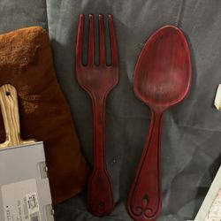 Giant Fork & Spoon