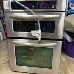 Kitchen Aid KEMS378SSS 27 Inch Convection Oven Microwave Combo, Stainless Steel