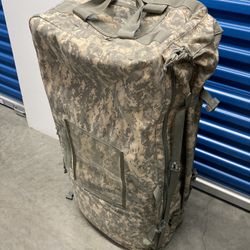 Army Issue ACU Rolling Footlocker Duffle Bag