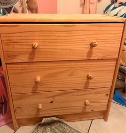 IKEA Pine Wood 3 Drawers