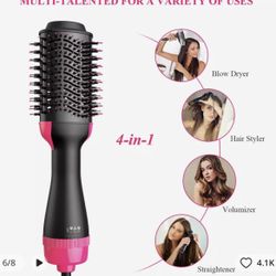 Hair Dyer Straightener 