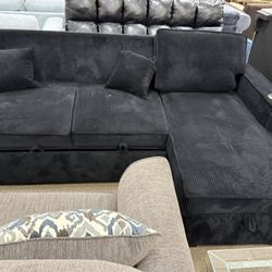 STORAGE SECTIONAL SLEEPER: $550.00