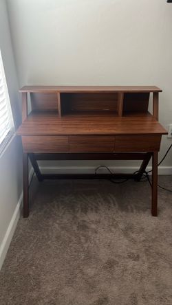 Brown desk