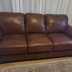 Genuine Leather American Furniture Whiskey Couch  