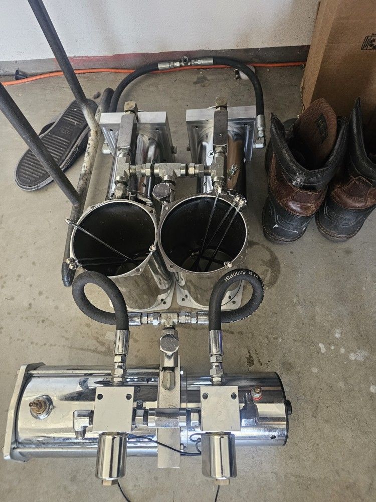 Double Pump And Rear Hydraulic Setup