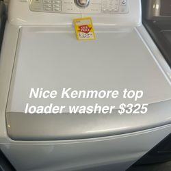 Nice Kenmore top Loander Washer