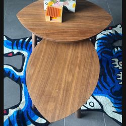 Nesting Coffee Tables Real Wood 