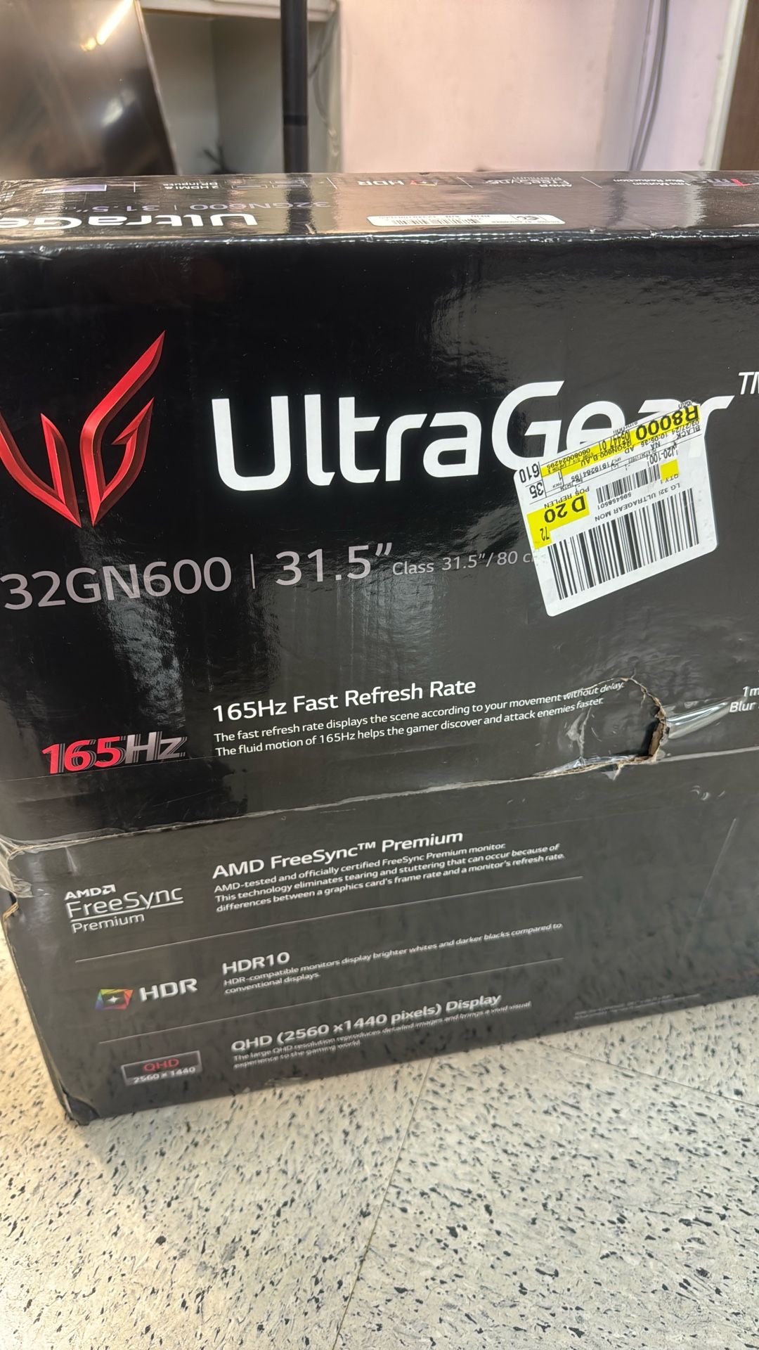 Gaming Monitor LG ULTRAGEAR 32GN600