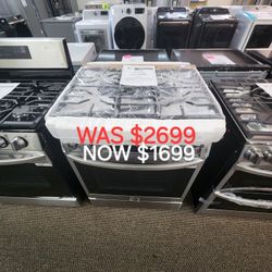 6.3 Cu. Ft. 30 IN Smart Probake Slide In Dual Fuel Range With Gas Stove And Electric Oven