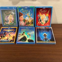 Disney Tinker Bell Blu Ray Set