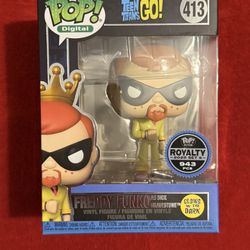 Funko Pop Digital DC Teen Titans GO Freddy Funko as DICK GRAVESTONE #413 Royalty 943 PCS