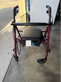 Walker with a seat