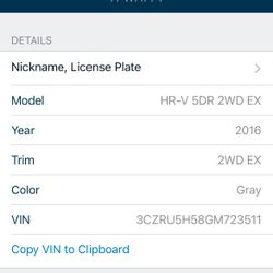 2016 Honda Hr-v