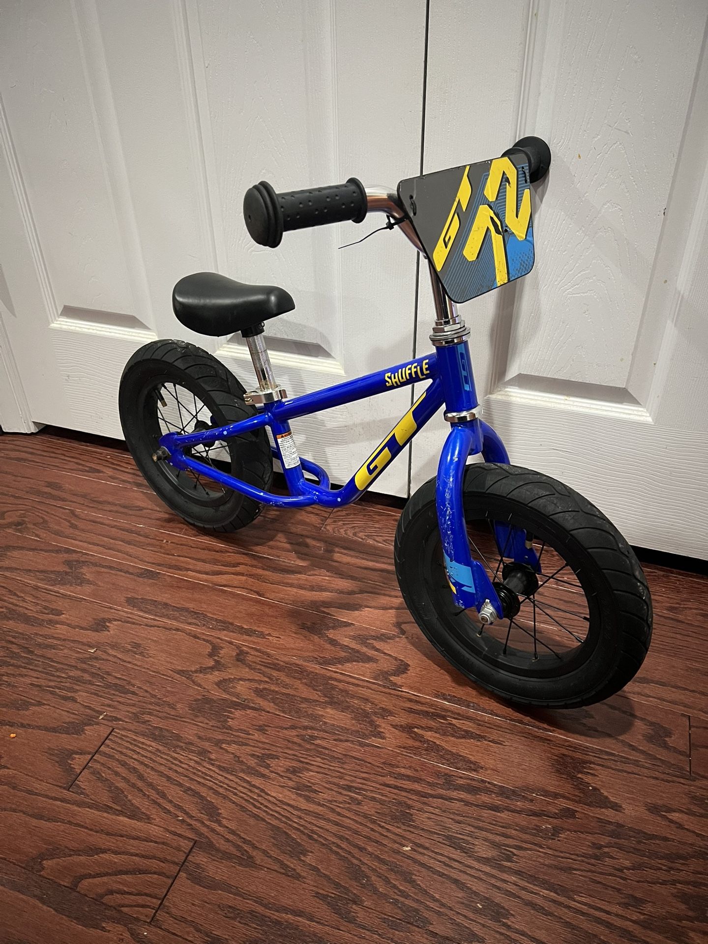 Premium Toddler Balance Bike w/Real Air Tires