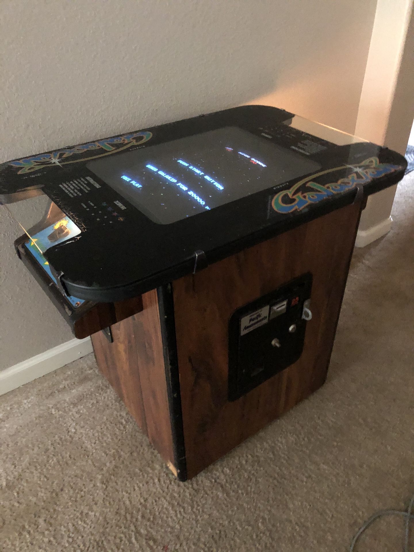 Original Galaxian Cocktail table arcade game