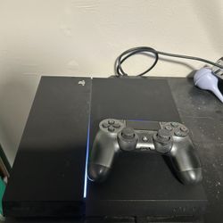 PS4 With Racing Wheel