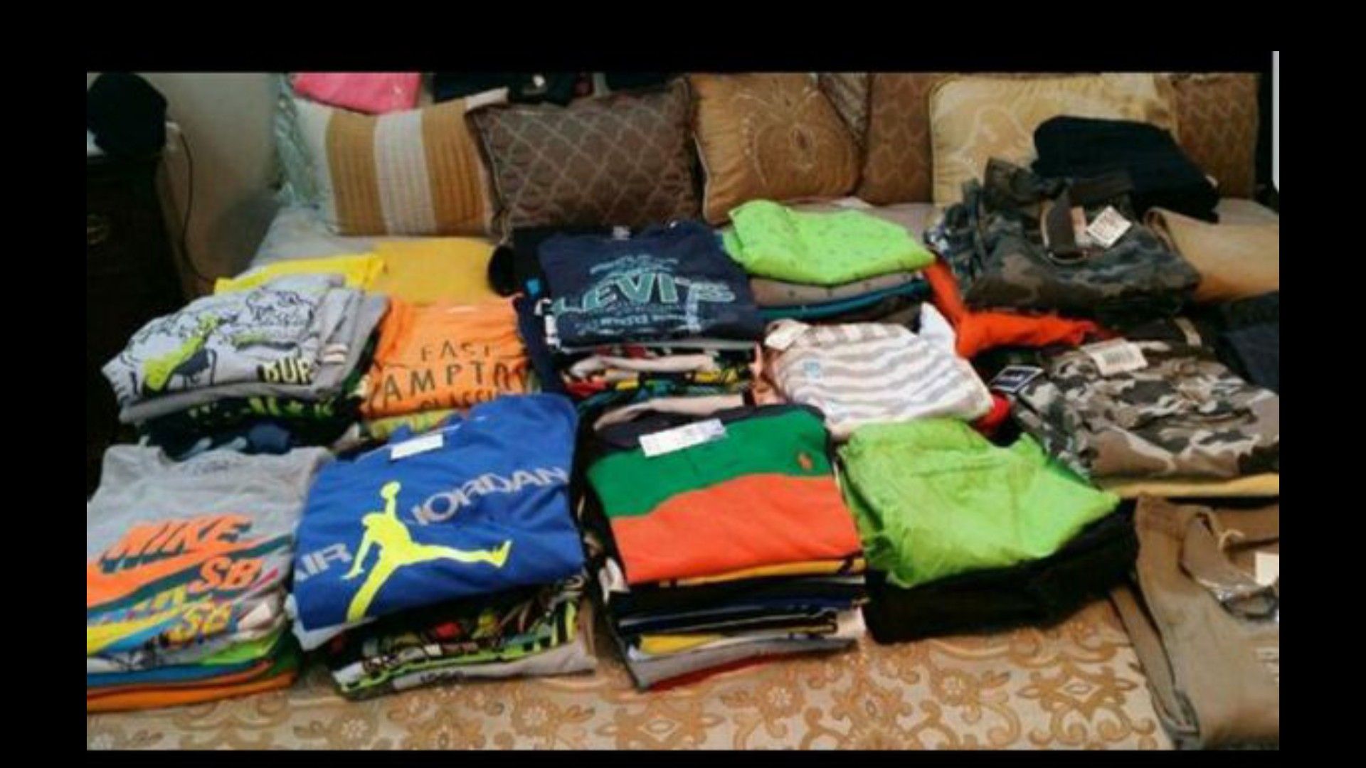 Sizes M,L XL & 10 12 14 16 &18 husky and regular size 14 16 18