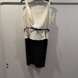 Black And White Cocktail Dress 