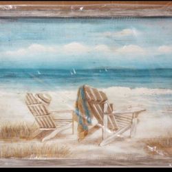 Abstract Seascape Framed Wall ArtAbstract Seascape Framed Wall Art