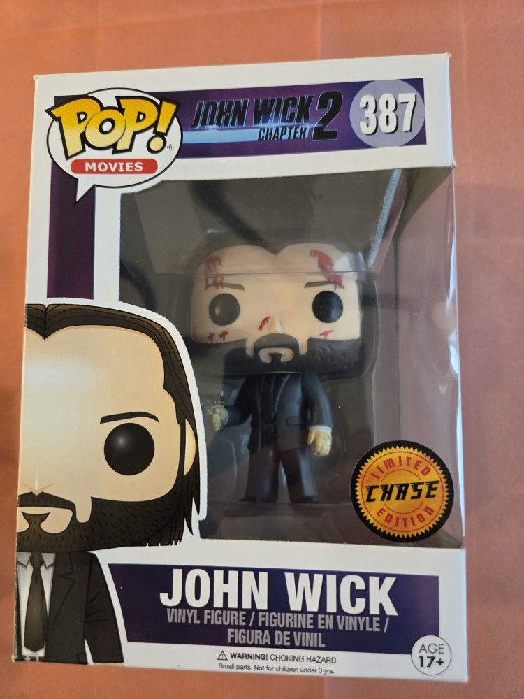 Funko Pop John Wick Chapter 2 387 Chase Edution Bloody