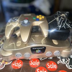 Bump Gold Nintendo 64 N64 Funtastic Gold
