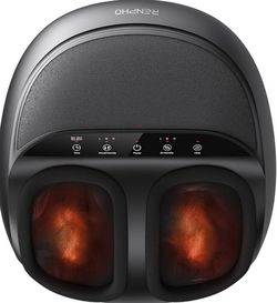 RENPHO Foot Massage Machine with Heat, Fits Feet Up to Size 13
