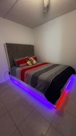 Queen Bed + Mattress – Only 3 Months Old