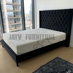 New Queen Bed Frame With Mattress 