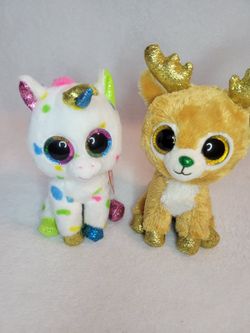 Two Cute Stuff Animals