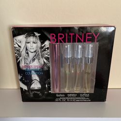 Brand New in Box - Britney Spears Black Fragrance Collection 3pc Gift Set