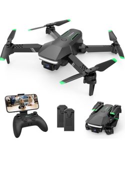 Brand new Drone with Camera for Kids - RC FPV Drones with 1080P HD Camera, Foldable Remote Control Quadcopter with One Key Start, Stable Hover, Gestur