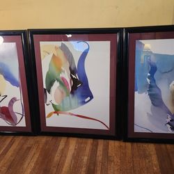 3 Piece Framed Art Set.