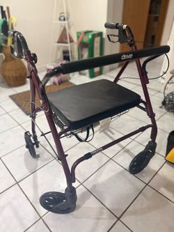 Drive Medical Rollator Rolling Walker with Wheels,