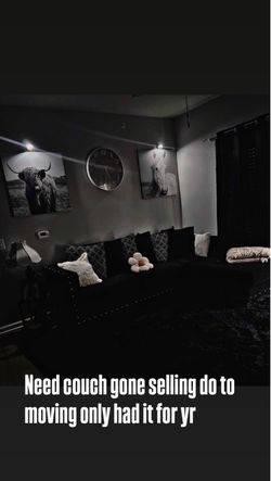 Black sectional