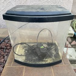 Couple Betta Or Small Fish Grow out Tanks With Filters And Lights